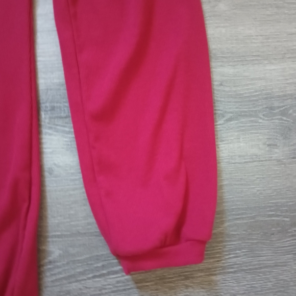 Squared Neck Lantern Sleeve Dress - Picture 2 of 4